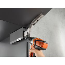 Aventos HK TOP, s tlmením, biely