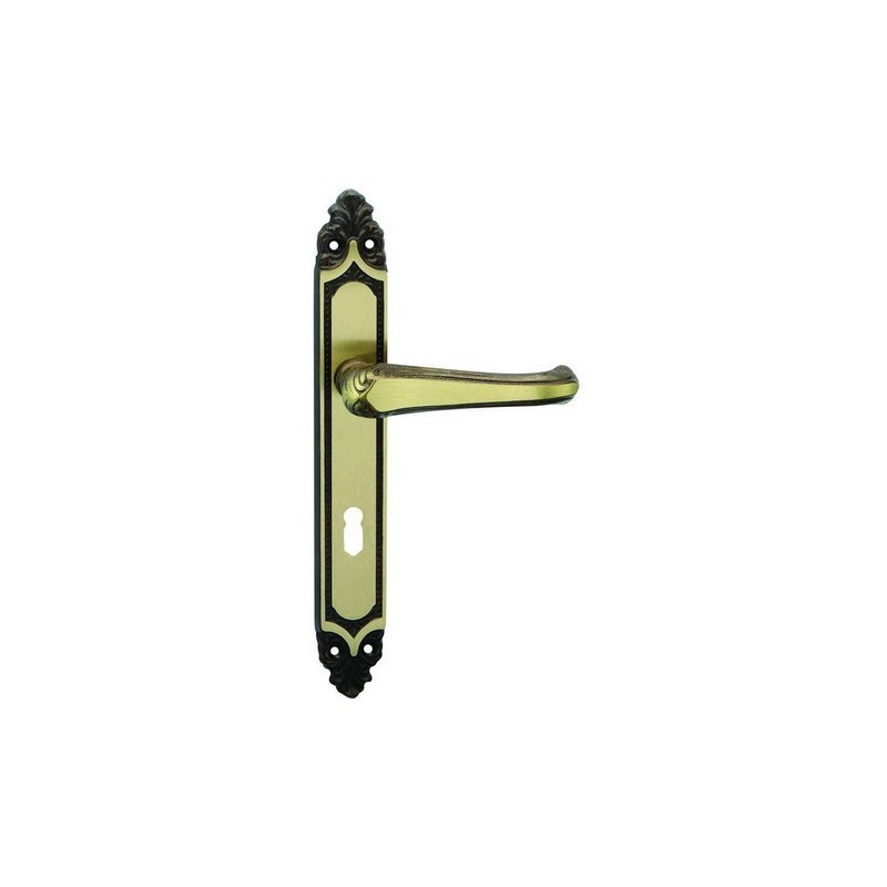 klučka IKARUS - mosadz, tmavý bronz