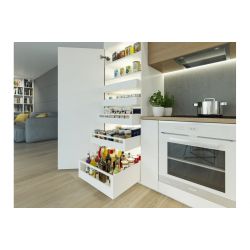 zásuvka GTV AxisPRO, výška B-120mm, biely