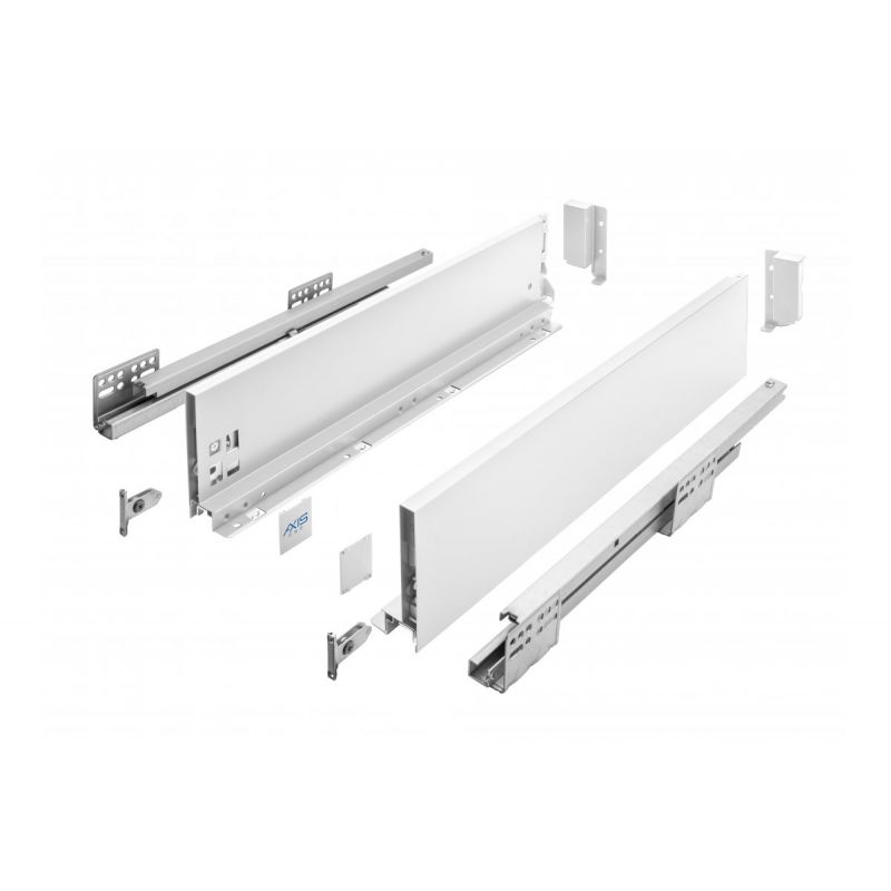 zásuvka GTV AxisPRO, výška B-120mm, biely