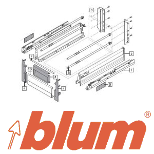 BLUM Tandembox komponenty
